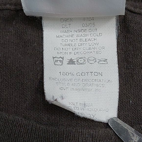 Vintage Y2K NFL Brand Cleveland Browns AFC Brown Graphic T-Shirt Men’s Size 2XL - Picture 4 of 8